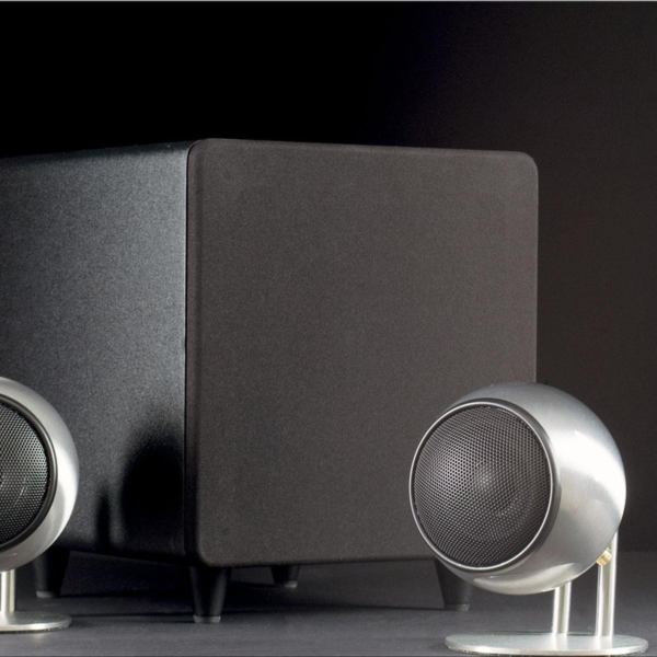 Orb Audio satellite speakers and subwoofer