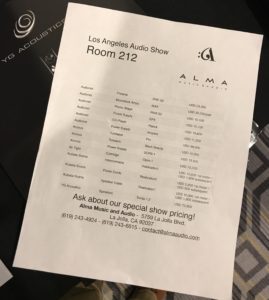 YG Acoustics Kubala Sosna Realization Price List